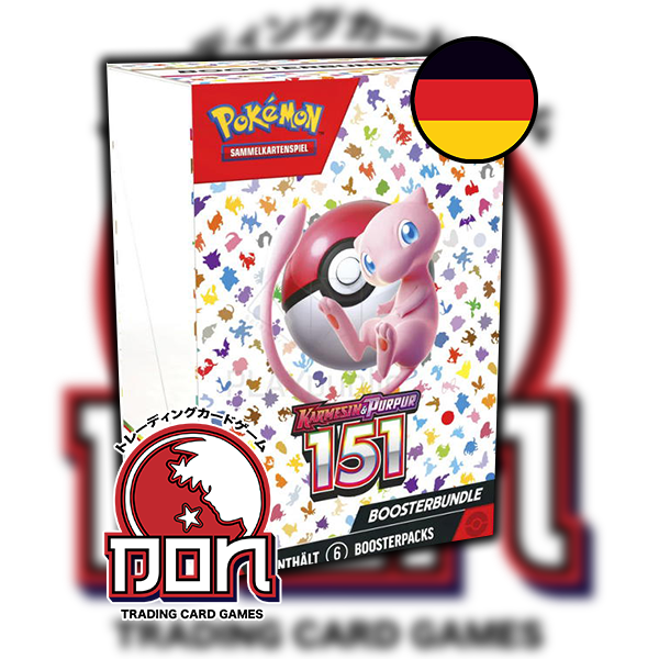 POKEMON KARMESIN & PURPUR - 151 BOOSTER BUNDLE - DEUTSCH