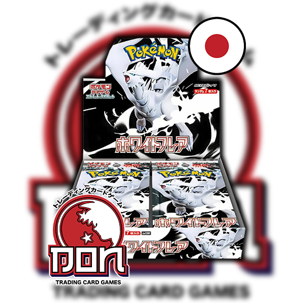 POKEMON KARMESIN & PURPUR - WHITE FLARE SLIM - JAPANISCH