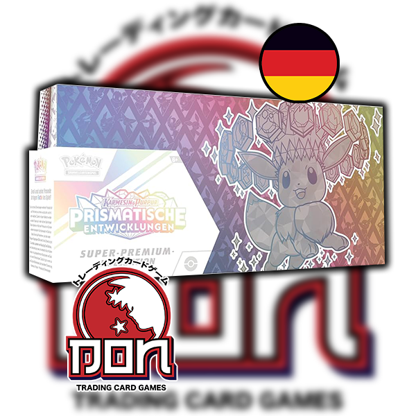 POKEMON KARMESIN & PURPUR - PRISMATISCHE ENTWICKLUNGEN - SUPER PREMIUM KOLLEKTION - deutsch