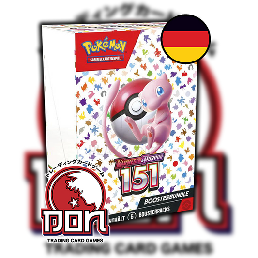 POKEMON KARMESIN & PURPUR - 151 BOOSTER BUNDLE - DEUTSCH
