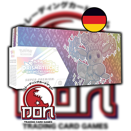 POKEMON KARMESIN & PURPUR - PRISMATISCHE ENTWICKLUNGEN - SUPER PREMIUM KOLLEKTION - deutsch