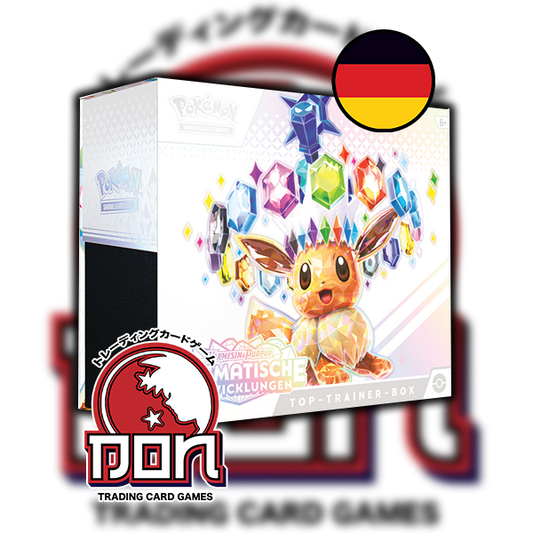 POKEMON KARMESIN & PURPUR - PRISMATISCHE ENTWICKLUNG - TOP TRAINER BOX - DEUTSCH